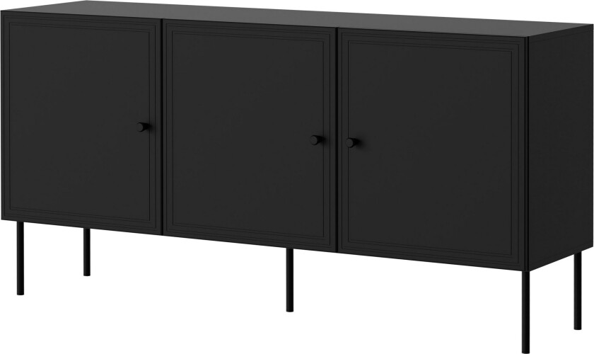 Laholm Kommode 151 cm - Svart