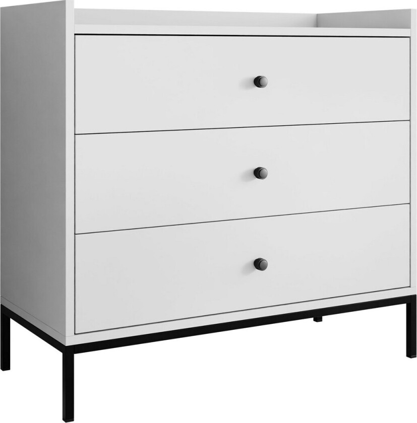 Mariestad Kommode 80 cm - Hvit