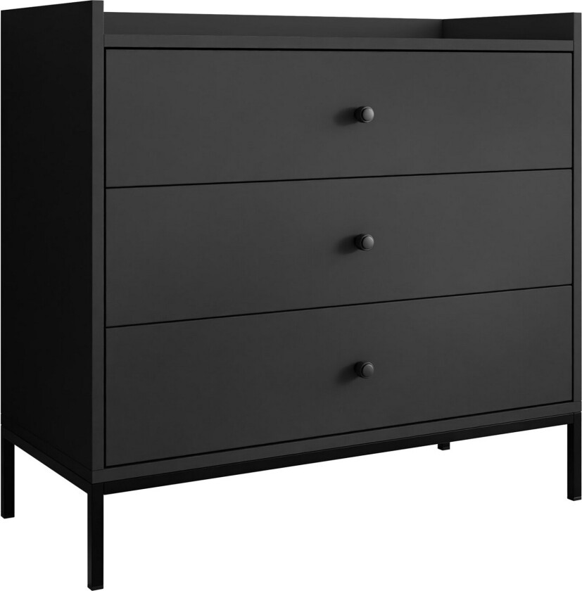 Mariestad Kommode 80 cm - Svart