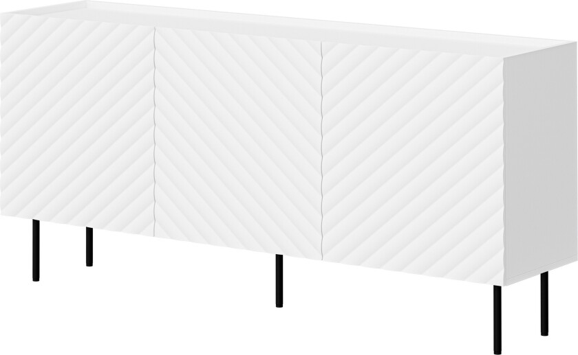 Munkedal Kommode 166 cm - Hvit