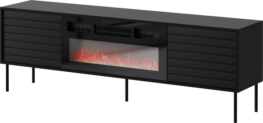 Belonger TV-benk 180 cm - Svart