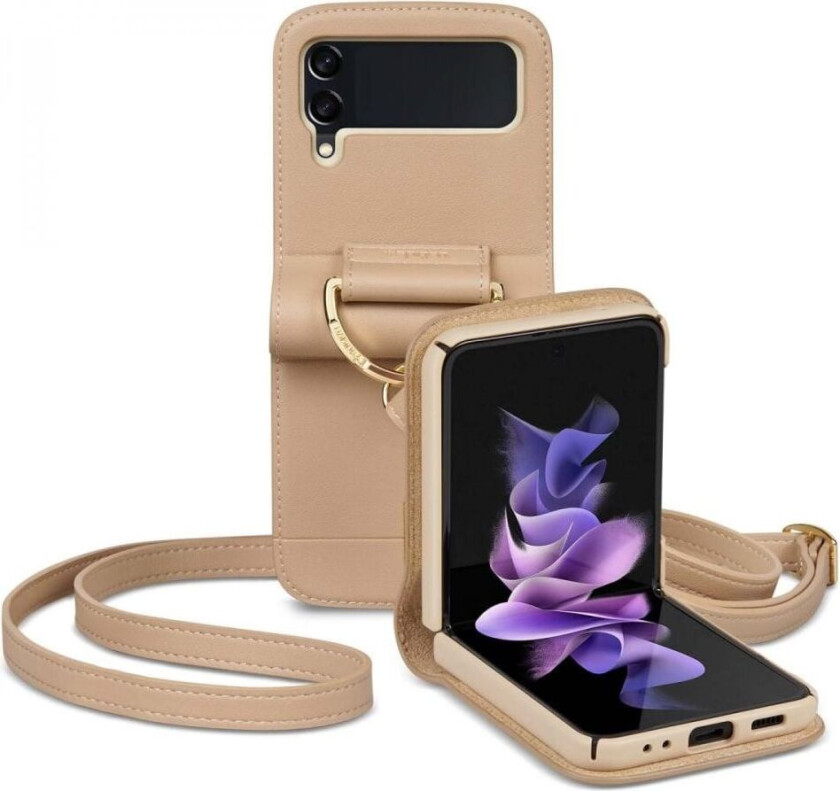 Samsung Galaxy Z Flip 3 Deksel Lienar Cream Beige