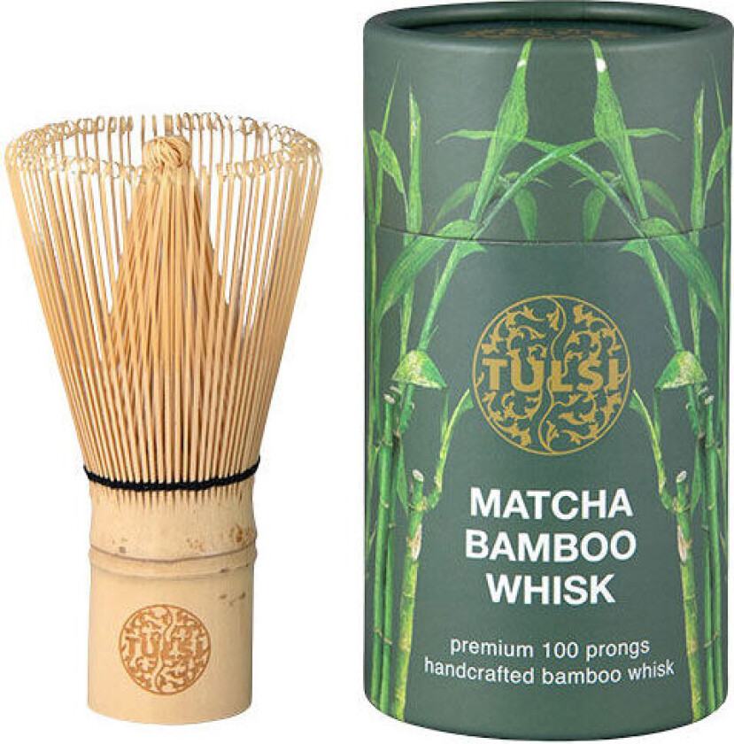 Matcha visp i bambus - 1 Stk