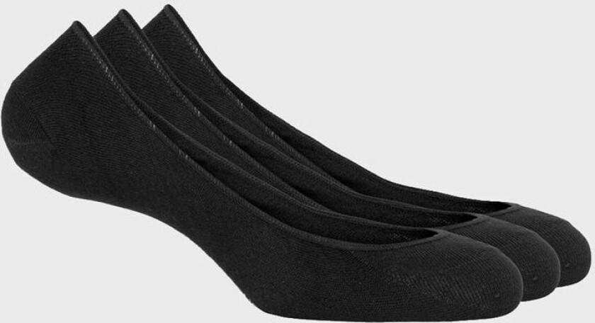 SOCKS 3-PACK NOSHOW - 41-46 / 90 Black