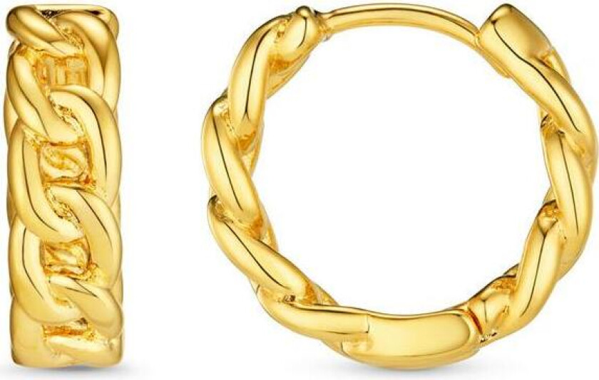 Jewellery Chain Huggie Hoops Midsize