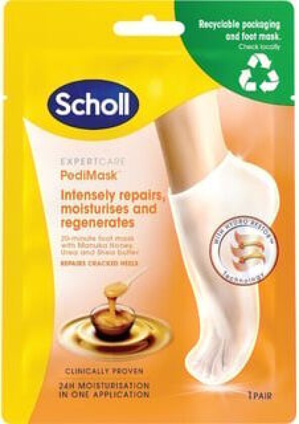 Pedimask Manuka Honey Fotmaske