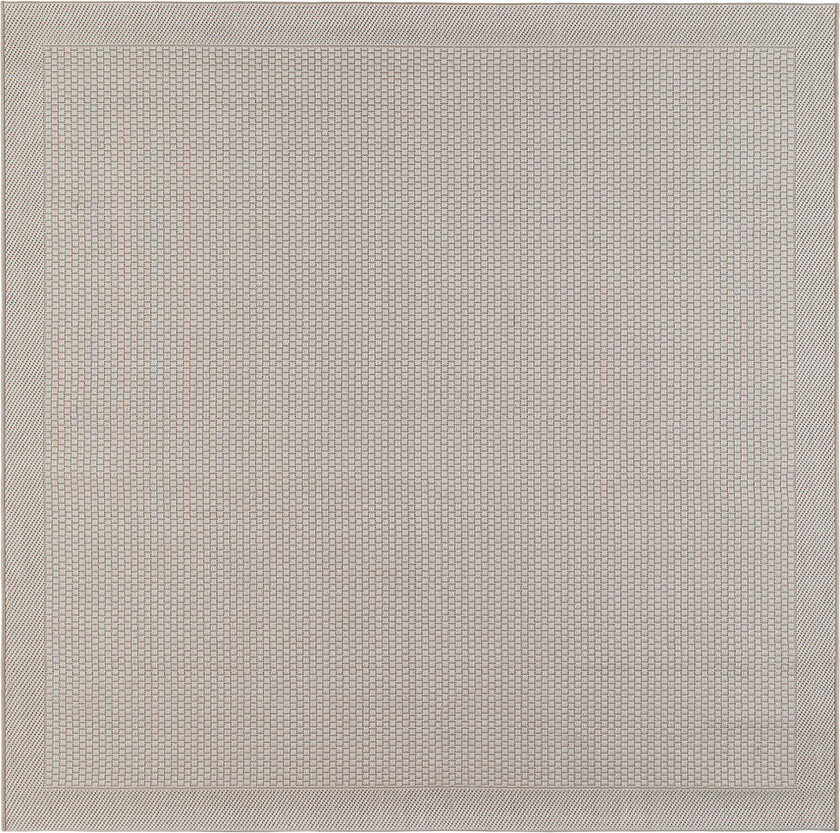Miami Flatvevd Matte Firkantet 200x200 cm - Hvit