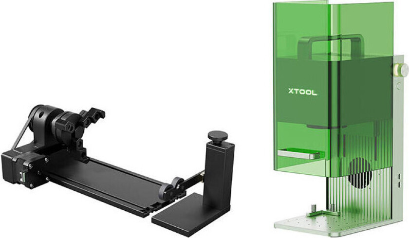 XTool F1 2-i-1 lasergraveringsmaskin - Roterende RA2 Pro to lasere (10W, 455nm/ 2W, 1064nm) - Grunnsett