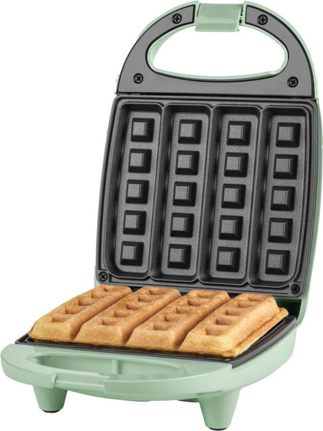 Petra PT5419NGRVDE Vaffeljern - 530W - Grønn