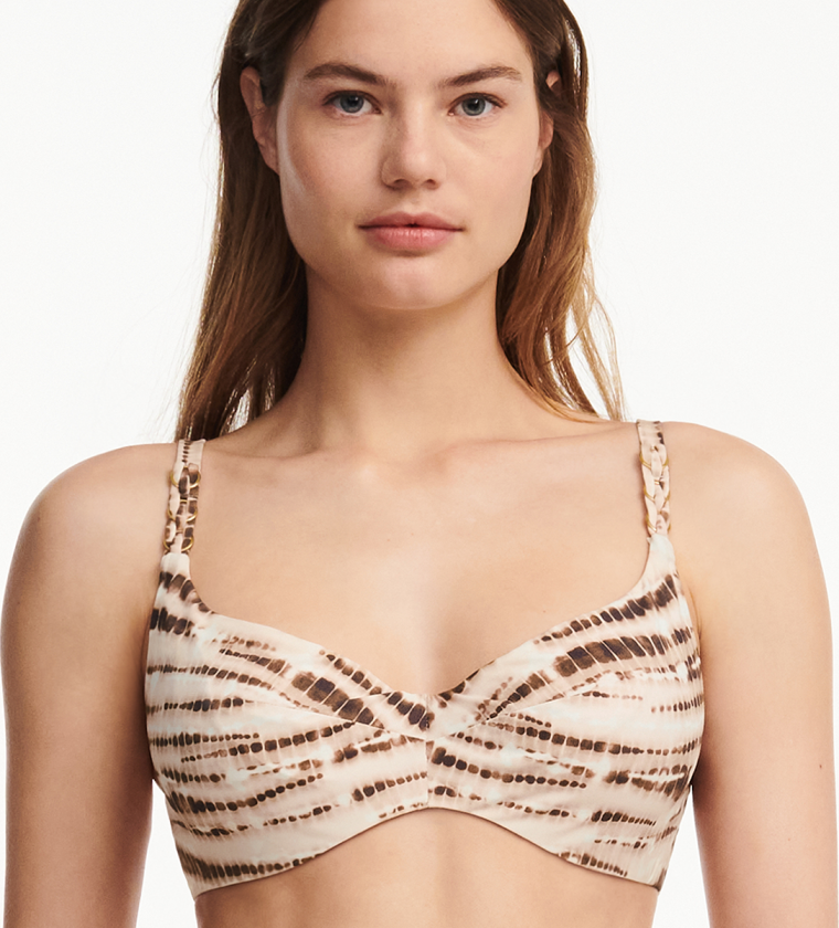 Emblem bikinitopp med bøyle, nude, Størrelse: 75F, Kvinner