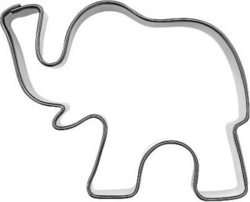 Pepperkakeform Elefant liten 5,5cm