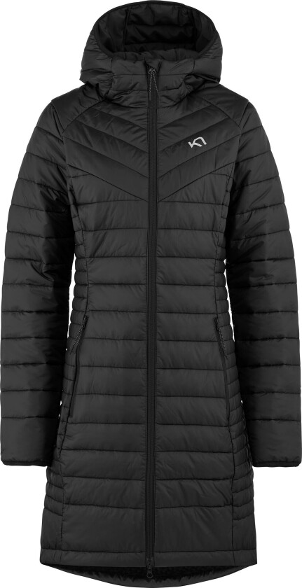 Women's Aada Primaloft Long Jacket S, Black
