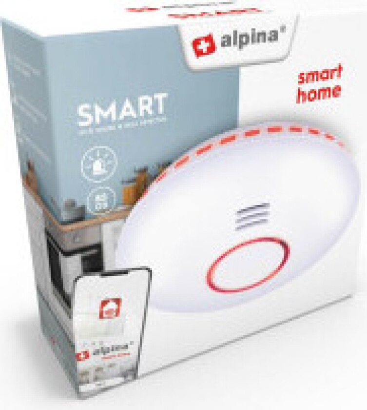 Alpina - Smart Wi-Fi røykvarsler
