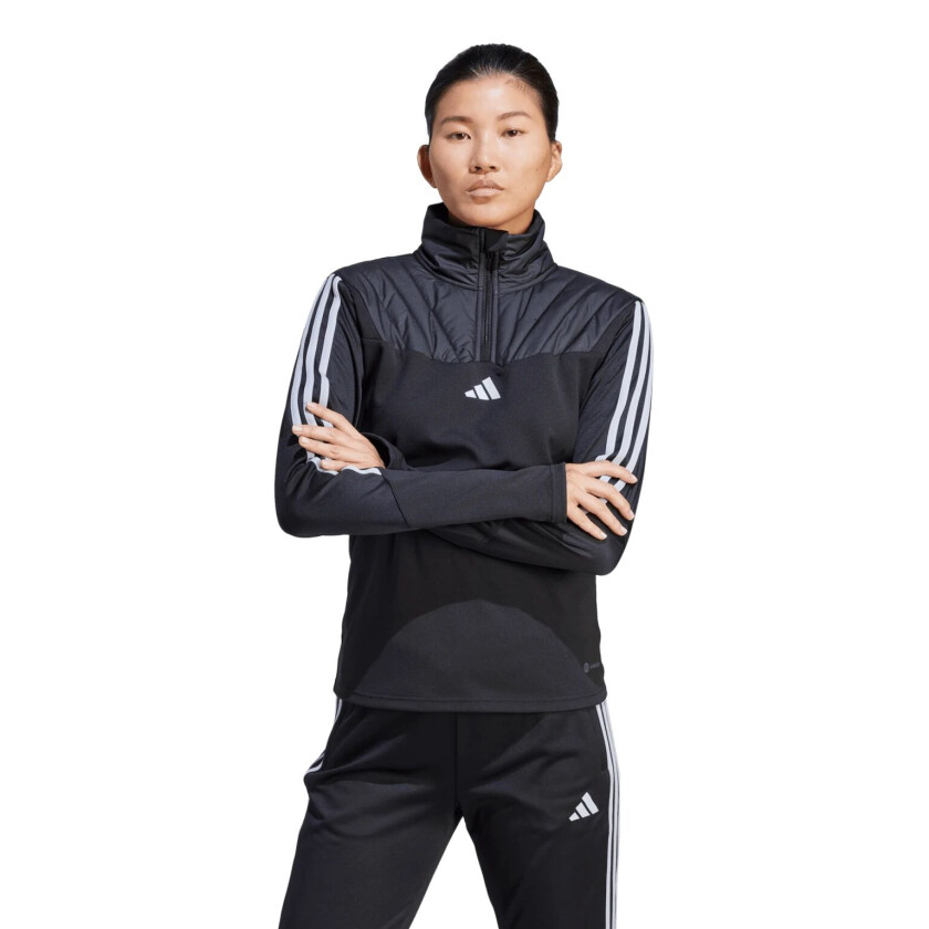 adidas Tiro23 Club Winter Top, fotballgenser, dame Black/halo Silver