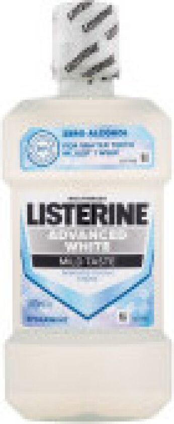- Advanced White Mild Taste Mouthwash - Unisex, 500 ml
