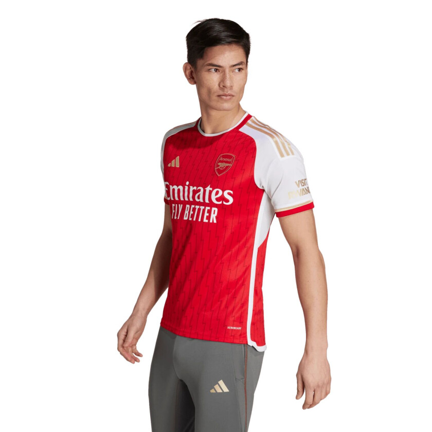 adidas Arsenal FC Home Jersey 2023/24, fotballdrakt, herre Better Scarlet/white