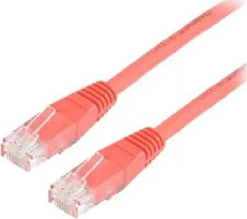Nettverkskabel Lszh Rj-45 Rj-45 Cat 6 10m Rød