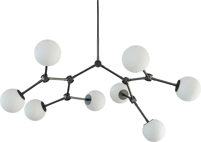 Drop Chandelier Bulp lysekrone mini Grå