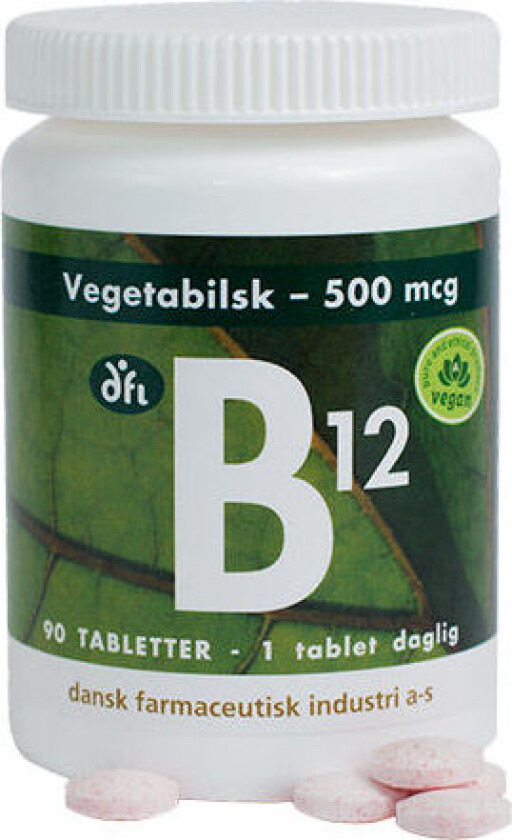 B12 Vitamin Methylcobalamin - 90 Tabletter
