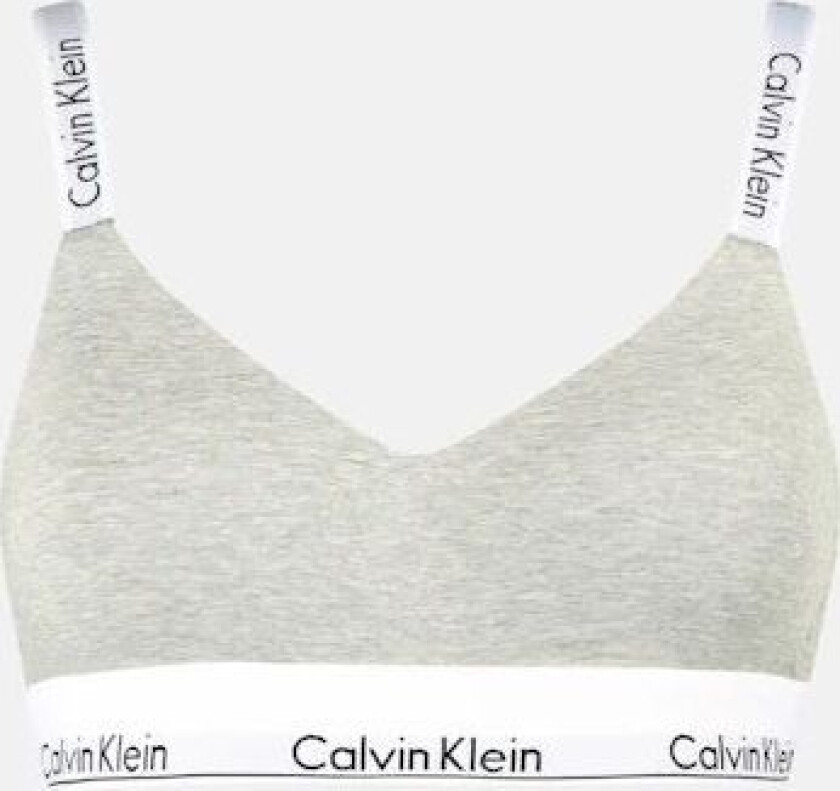 Light Lined Bralette Grey L