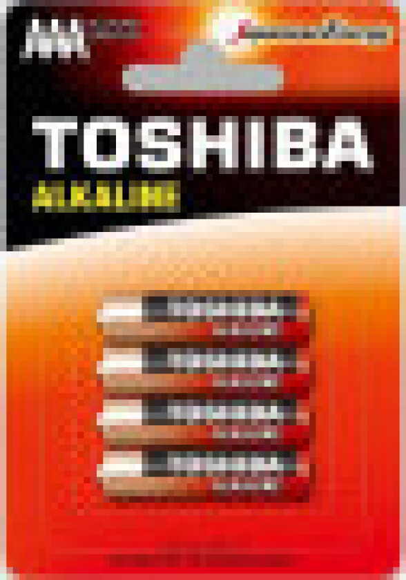 Toshiba Batterier 4Uds Aaa Alkaline Lr03