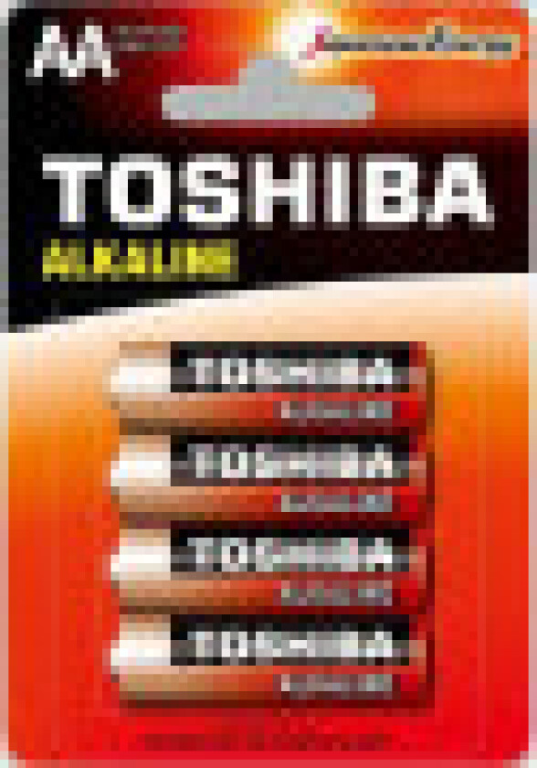 Toshiba-batterier 4Uds AA Alkaline Lr06