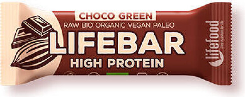 Lifebar Choco Green Proteinbar - 47 g