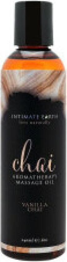 Massasjeolje Chai 240 ml Intimate Earth 771044-240 Vaniljesøt