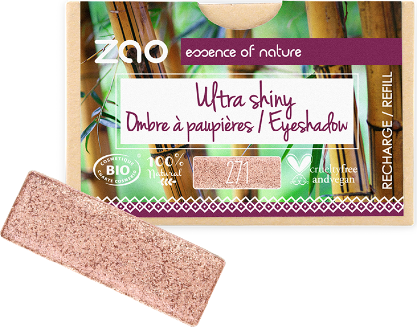 Refill Rectangle Eye Shadow- (271) Pinkish Copper