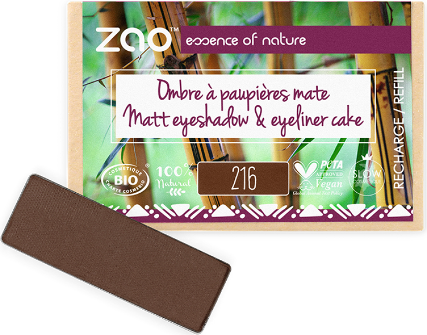 Refill Rectangle Eye Shadow- (216) Brown
