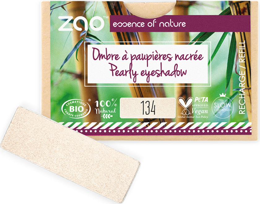 Refill Rectangle Eye shadow- (134) Golden Pearl
