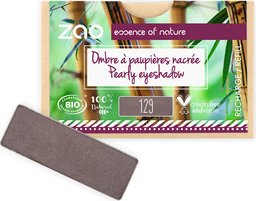 Refill Rectangle Eye Shadow- (129) Taupe