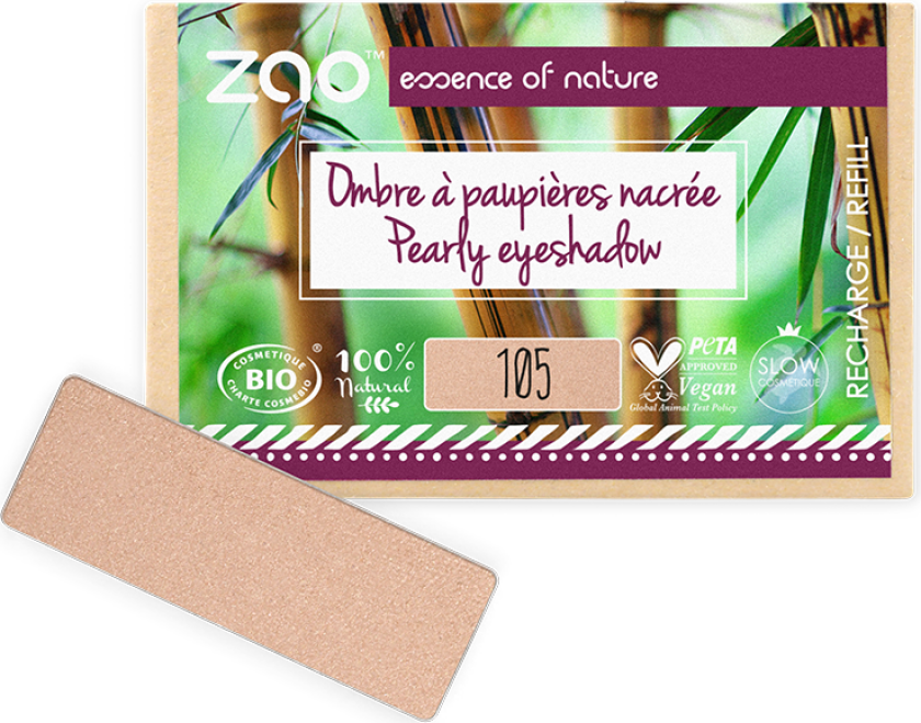 Refill Rectangle Eye Shadow- (105) Golden Sand