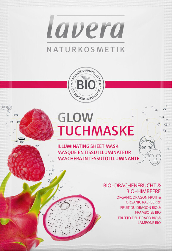 Sheet Mask Illuminating M. Dragon Fruit & Bringebær - 1 Stk
