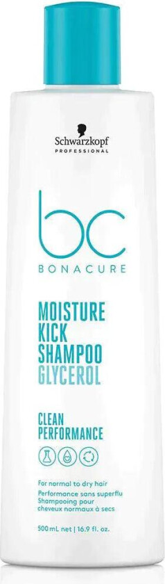 BC Clean Moisture Kick Shampoo - 500 ml