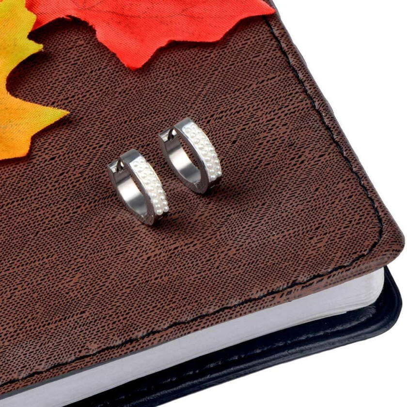 Perlebelagt øredobber - Sølv