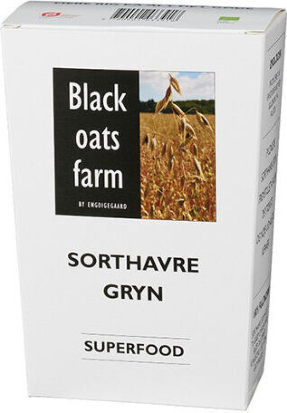 Havregryn Sort, Grovvalsede Øko - 330 g
