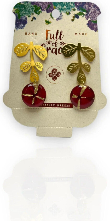 Full of Intelligence Øredobber - Rød