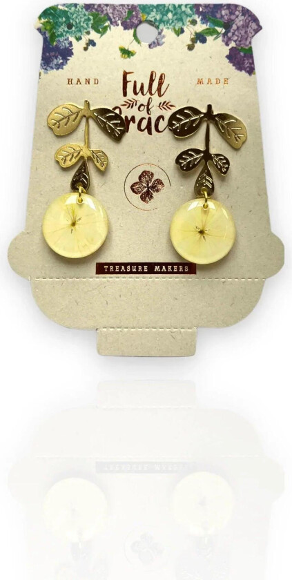 Full of Intelligence Øredobber - Hvit