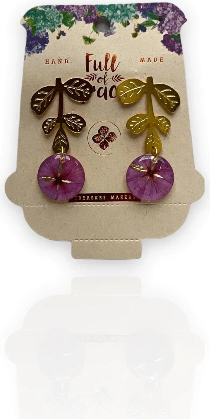 Full of Intelligence Øredobber - Rosa