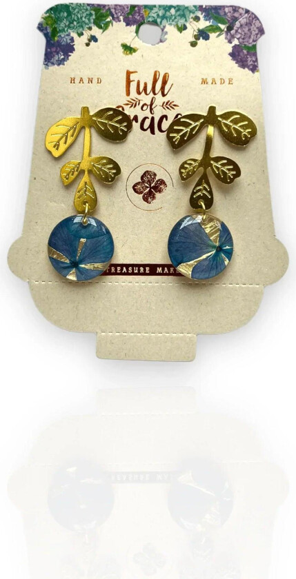 Full of Intelligence Øredobber - Mørke Blå