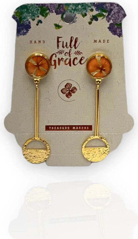 Full of Ideas Øredobber - Oransje