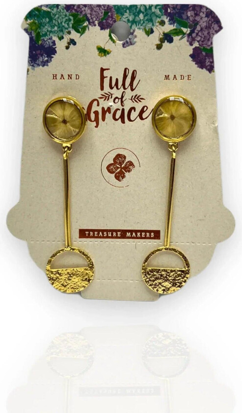 Full of Ideas Øredobber - Oliven