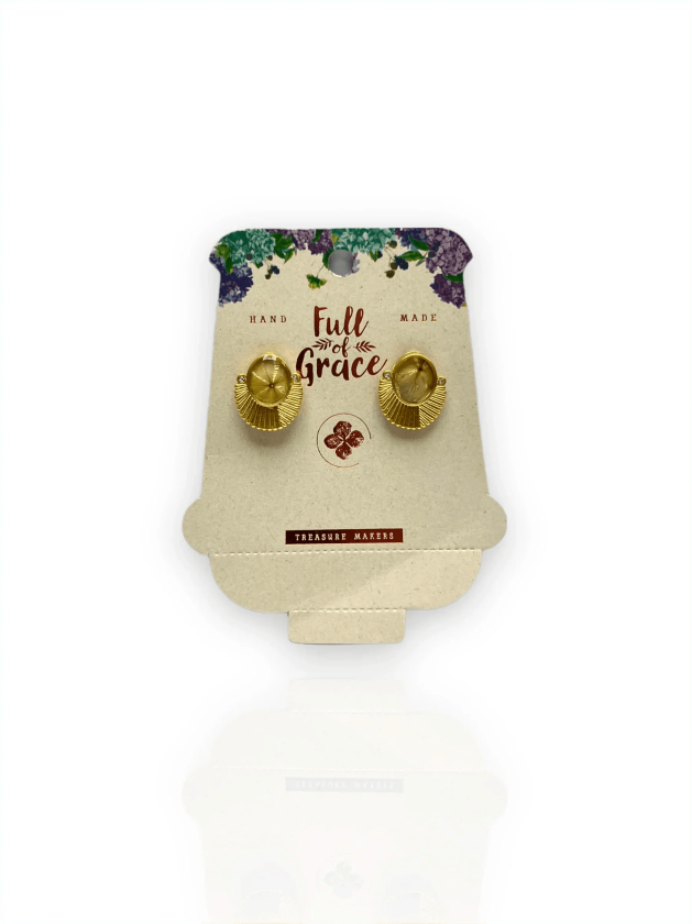 Full of Greatness Øredobber - Oliven