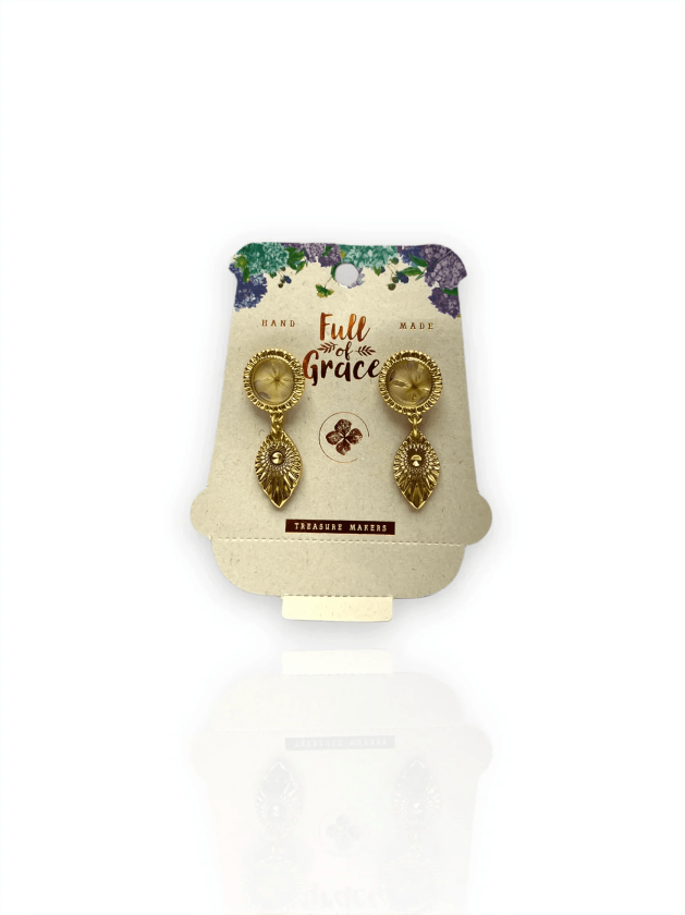 Full of Dreams Øredobber - Hvit