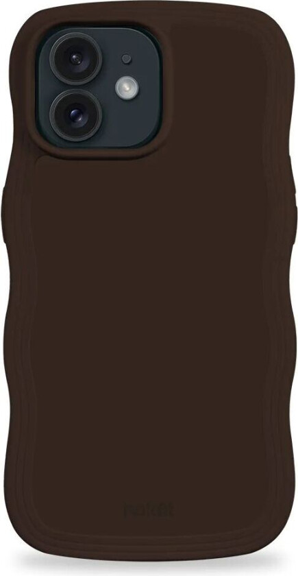 Holdit iPhone 12 / 12 Pro Wavy Deksel - Chocolate