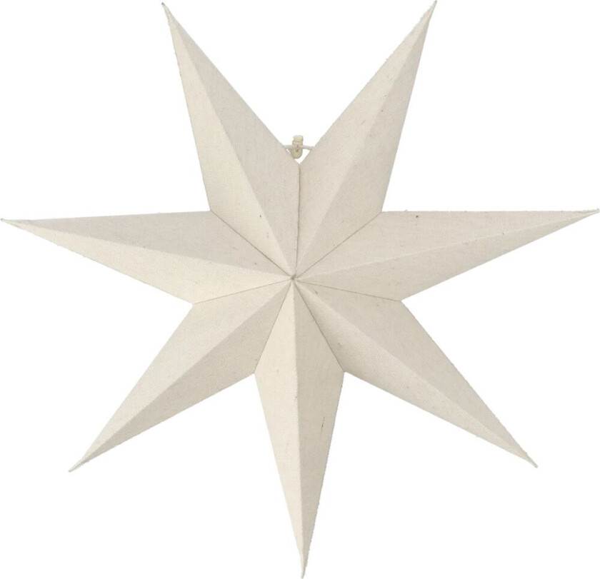 Bare adventsstjerne hvit 45 cm