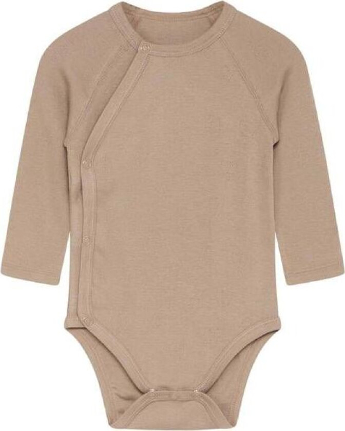 Hust & Claire Bum omslagsbody m/hullmønster, mocca