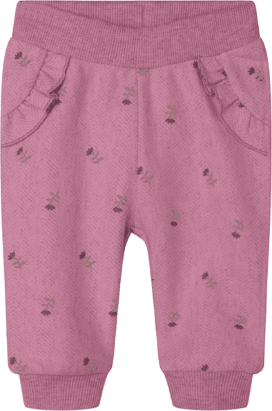 Name It Nbfonulla joggebukse til baby, Mauve Orchid