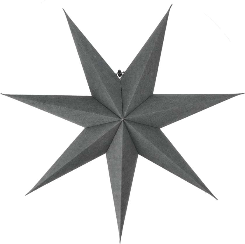 Bare adventsstjerne blå 60 cm